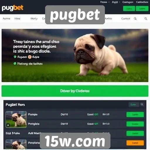 Avaliação das funcionalidades do site Pugbet